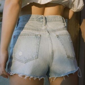 Urban Outfitters BDG high rise jean shorts w rips